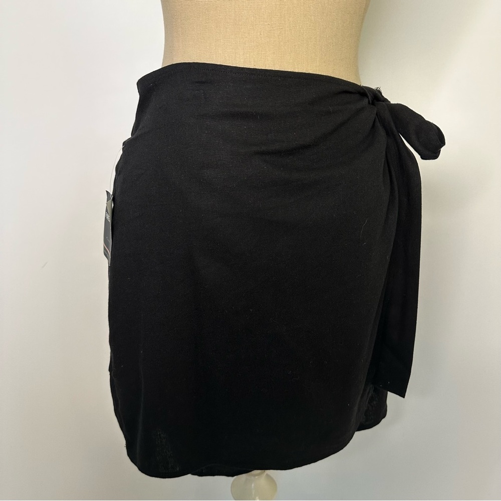 forever 21 wrap SKIRT BLACK 0X